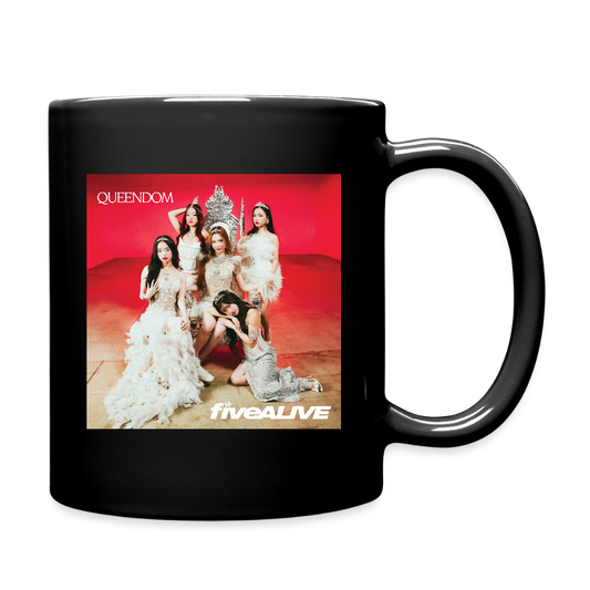 fiveALIVE “QUEENDOM” Collectible Mug 👑✨💖 (4Lifer Edition) - black