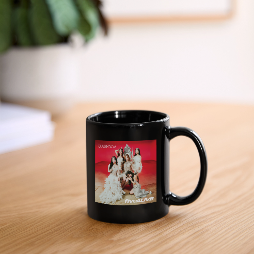 fiveALIVE “QUEENDOM” Collectible Mug 👑✨💖 (4Lifer Edition) - black
