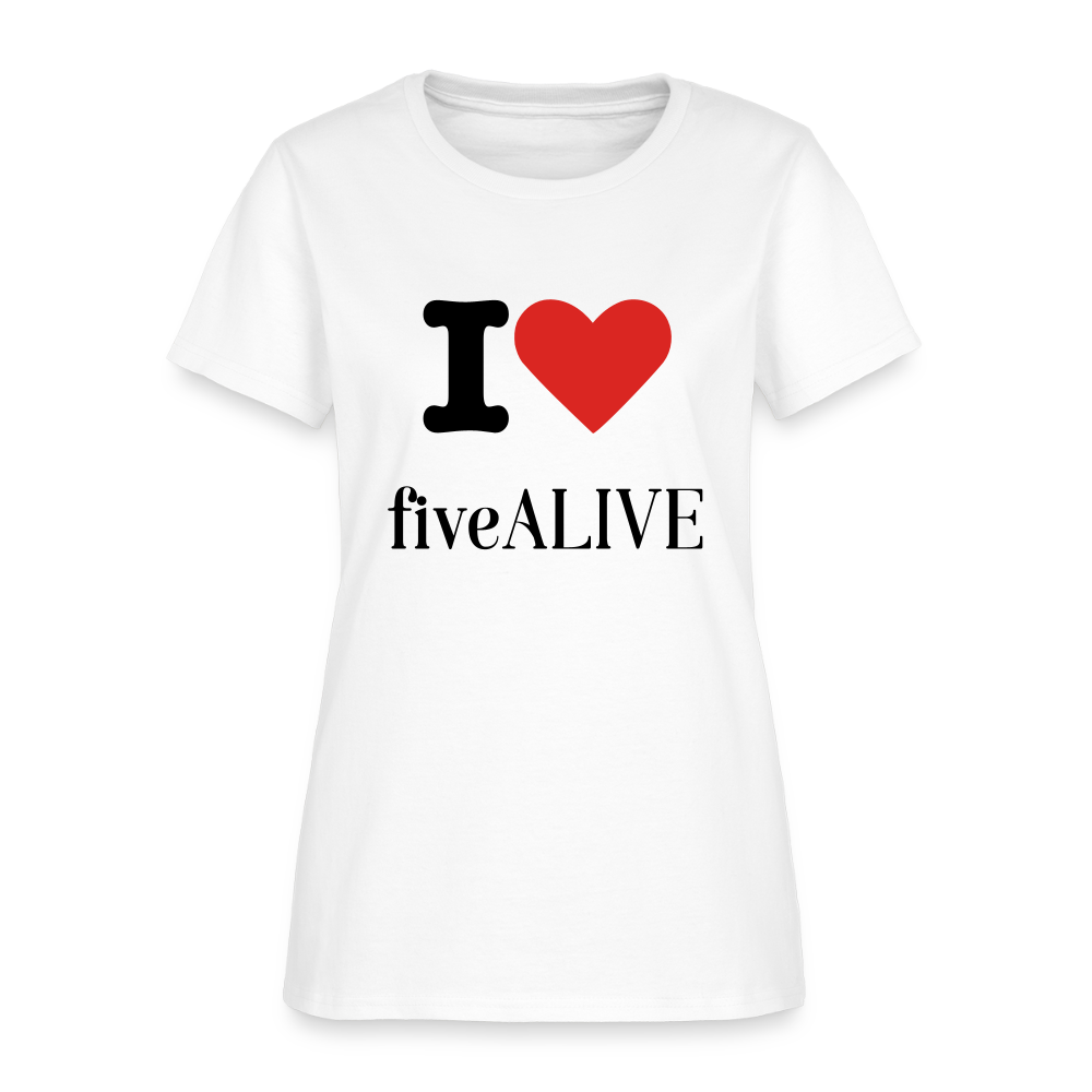fiveALIVE OG STAN T-Shirt (Ellie) - white