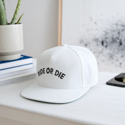 The "Ellie" Frenemies Snapback Hat - white